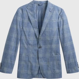 Johnnie-O Mens Barney Sport Coat In Blue