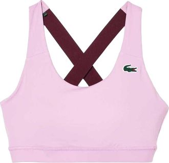 Lacoste Dames/Dames Stretch Ademend Sport Bralette (Roze)