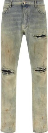 Amiri Suede MX1 Jean - Heren - Slim Fit Jeans - Beige - W32 - Katoen - Jeans