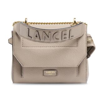 Lancel Ninon Small Flap Bag - Dames - Schoudertassen - Grijs - ONE Size - Leer - Tassen