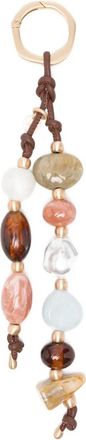 Cult Gaia Portachiavi Mercier con perline - Toni neutri