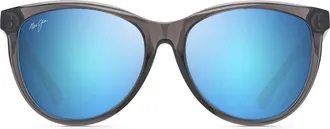 Maui Jim Glory Glory 56mm Polarized Cat Eye Sunglasses in Transparent Grey at Nordstrom