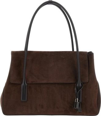 Tom Ford Tara Large Crossbody - Dames - Schoudertassen - Bruin - ONE Size - Leer - Tassen