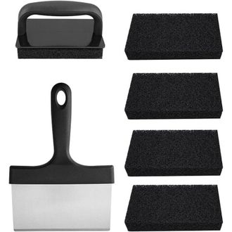 OEM Juego De Limpieza De Sartenes, Cepillo De Limpieza Para Parrillas, Herramienta De Limpieza Para Parrillas - Crezuo