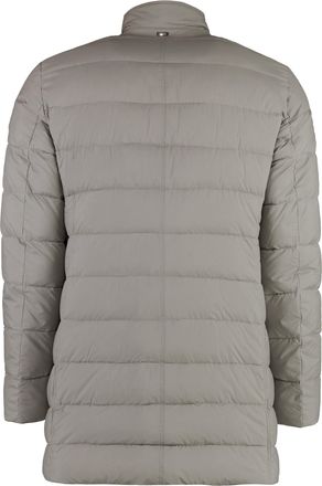 Herno Mens Techno-Nylon Down Jacket Grey Polyamide Padded &