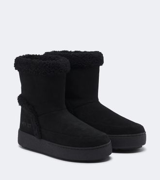 Moon Boot Botines Ltrack Tina de ante con borrego