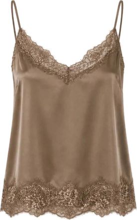 Xirena Colette Top - Dames - Tops - Bruin - Maat: M Viscose