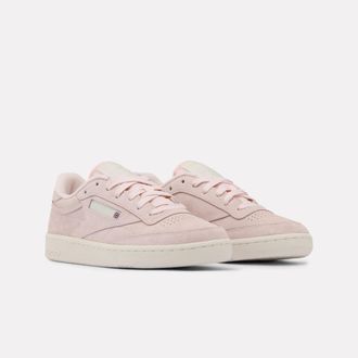Reebok Classic Trainingsschuh REEBOK CLASSIC CLUB C 85, Damen, Gr. 37,5, chalk, purepink, alabaster, Leder, Schuhe Trainingsschuh
