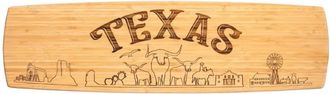 Totally Bamboo Texas State Charcuterie Board In Beige