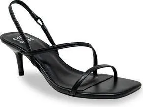 Chase + Chloe by Intouch Footwear Nailee Kitten Heel Sandal in Black at Nordstrom Rack, Size 8.5