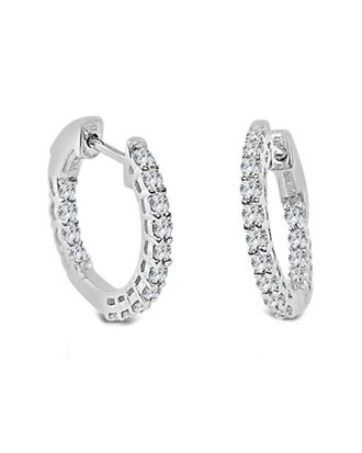 Sabrina Designs 14K 0.51 Ct. Tw. Diamond Inside Out Hoops