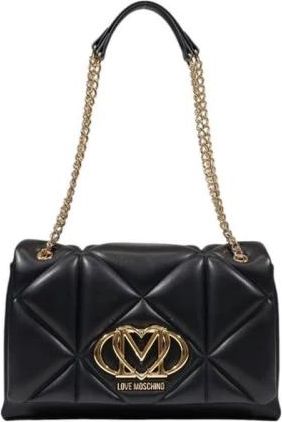 Love Moschino Gewatteerde Schoudertas - Dames - Schoudertassen - Zwart - ONE Size - Tassen