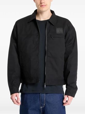 Calvin Klein cotton twill jacket - Black