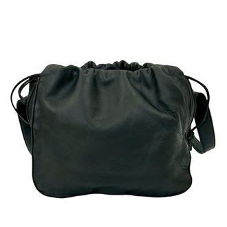 Loewe Black Nappa Anagram Drawstring Crossbody
