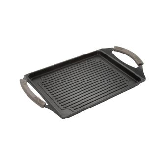 KASANOVA Piastra antiaderente 45x27 cm manici in silicone