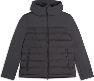 Freddy Giacca imbottita con cappuccio e inserti lisci