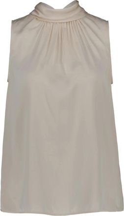 van Laack Dames, Tops, Beige, Maat: S Zijde