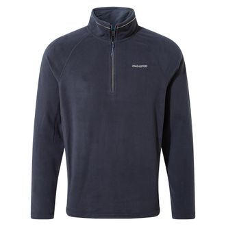 Craghoppers Heren Corey VI Half Zip Fleece Top (Donker marine/blauw marine gem&ecirc;leerd)