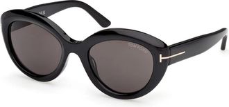 Tom Ford Ft 1316 01A Zonnebrillen - Dames - Zonnebrillen - Zwart - 53 MM - Accessoires