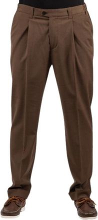 Hindustrie Amalfi Broek - Heren - Nette broeken - Bruin - XL - Broeken