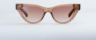 Machete Jewelry Suzy Sunglasses in Dark Tortoise Stripe