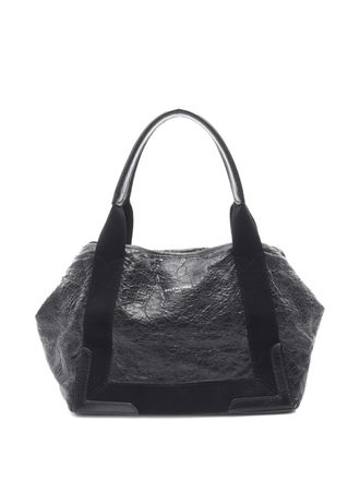 Balenciaga 2010-2025 Leather Navy Cabas S tote bag - Black