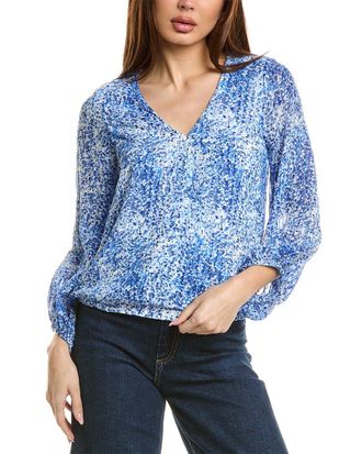 Vince Camuto Ballon Sleeve Wrap Blouse