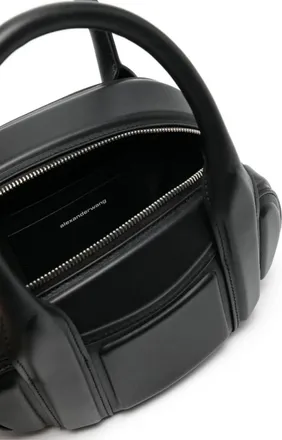 Alexander Wang Womens Roc Shoulder Bag Black Leather