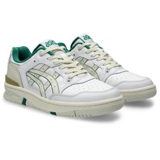 Asics Sneaker ASICS SPORTSTYLE EX89, Damen, Gr. 37,5, weiss (wei&szlig;, pale oak), Leder, Synthetik, mehrfarbig, Schuhe Sneaker