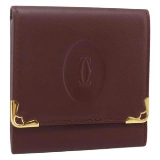 Cartier Pre-owned Wallets, female, Red, Size: ONE SIZE Pre-owned Vintage Coin Purse