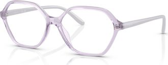 Vogue Eyewear 55mm Irregular optical glasses in Violet at Nordstrom
