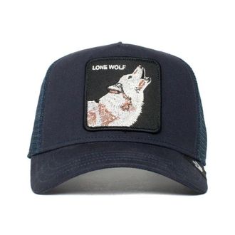 Goorin Brothers Stijlvolle Lone Wolf Pet - unisex - Petten - Blauw - ONE Size - Wol - Accessoires