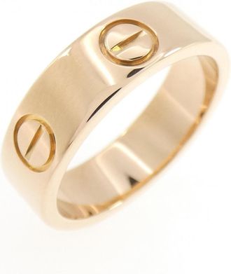 Cartier Love Pink Gold (18K) Band Ring (Pre-Owned)