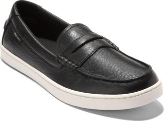 Cole Haan Nantucket Penny Loafer in Black Pebbled Leather at Nordstrom Rack, Size 10.5
