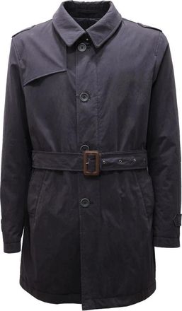 Herno Stijlvolle Regen Collectie Regenjas - Heren - Zomerjassen - Blauw - XL - Katoen - Jassen