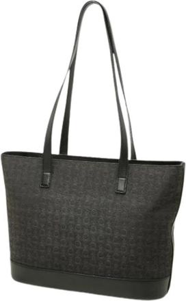 Celine Pre-owned Vintage Tote Bag - Dames - Vintage Shopper - Zwart - ONE Size - Leer - Vintage