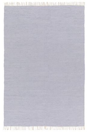 AFK Living Alfombra natural de algod&oacute;n reciclado Gris 60 x 100 cm