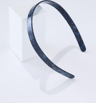 Talbots Tortoiseshell Slim Headband - Blue - 001 Talbots