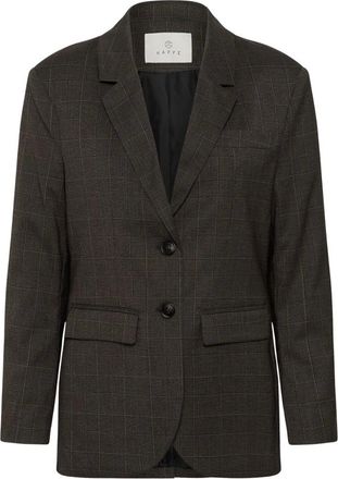 Kaffe Kalenora Blazer - Dames - Jassen - Grijs - Maat: L Leer