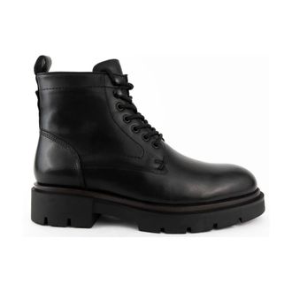 Sergio Moretti Lace-up Boots, male, Black, 9 UK, Black Casual Ankle Boots