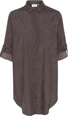 Kaffe Shirts - Dames - Overhemden - Bruin - S - Overhemden