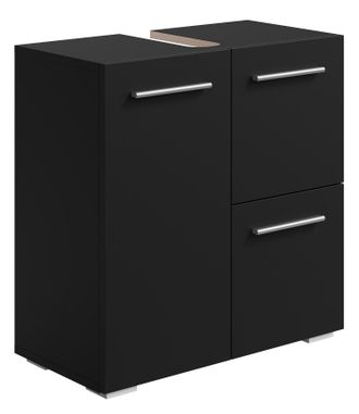 Badplaats Mueble Bajo Lavabo Mars 60 X 30 X 60 Cm - Negro - Mueble De Ba&ntilde;o