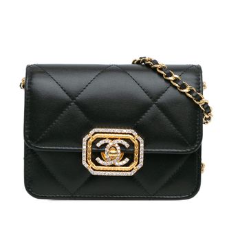Chanel Gequilted Schoudertas met Kettingriem