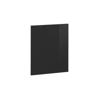 Vicco Frontale Cucina R-line, Nero Lucido, 59.6 X 71.3 Cm Frontale Del Mobile Per Mobile Forno A Mezza Altezza, Vicco
