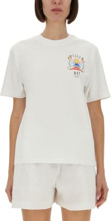 Casablanca Regular Fit Organic Cotton T-Shirt