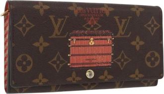 Louis Vuitton Pre-owned Wallets, female, Brown, Size: ONE SIZE Pre-owned Canvas Wallet