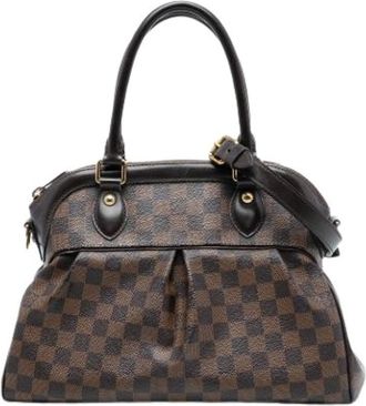 Louis Vuitton Pre-owned Handbags, female, Brown, Size: ONE SIZE Pre-owned Trevi PM