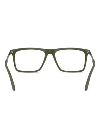 Emporio Armani square-frame glasses - men - Plastic - 53 - Green