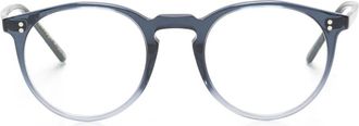 Oliver Peoples Occhiali tondi OMalley acetati - Blu