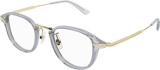 Montblanc Demo Oval Mens Eyeglasses MB0336O 003 48